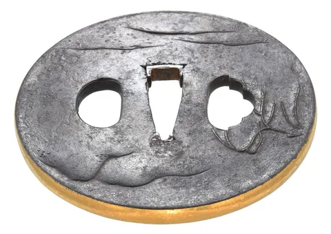 Detail von Tsuba · Tomoyuki (Chōshū)