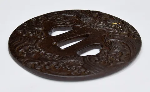 Détail de Tsuba · Egawa Shigenobu