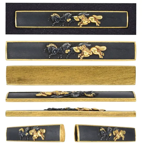 Detalle de Kozuka · Kyō-kinkō