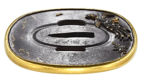 Dettaglio di Tsuba · Matsuo Ransai
