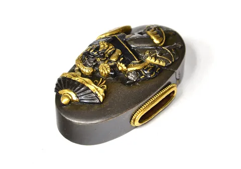 Detalle de Fuchi-kashira · Saitō Masaoki