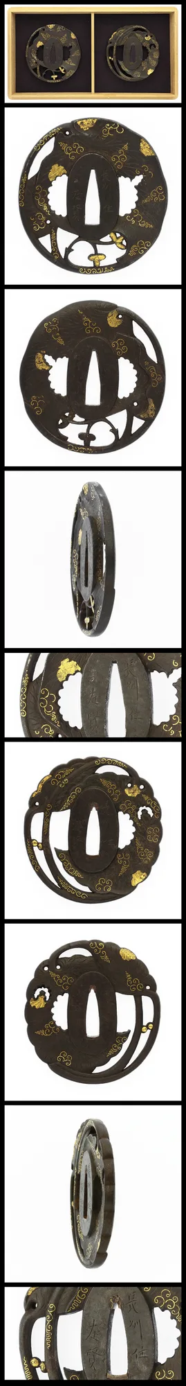 Guarniciones de Tsuba daishō · Chōshū Tomokata