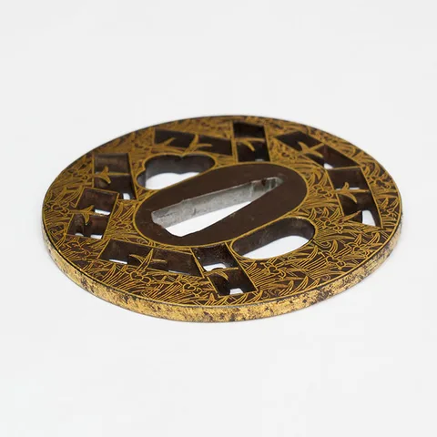 Detail von Tsuba · Kyō Kenjō