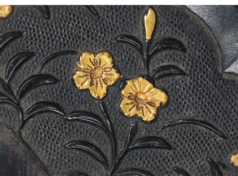 Detalle de Tsuba · Mino