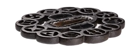 Detalle de Tsuba · Owari