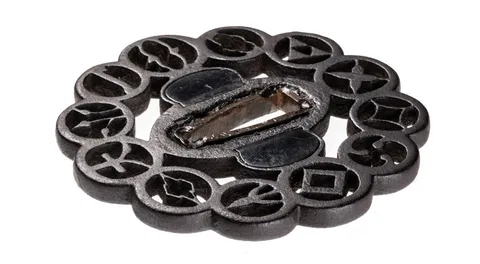 Detalle de Tsuba · Owari