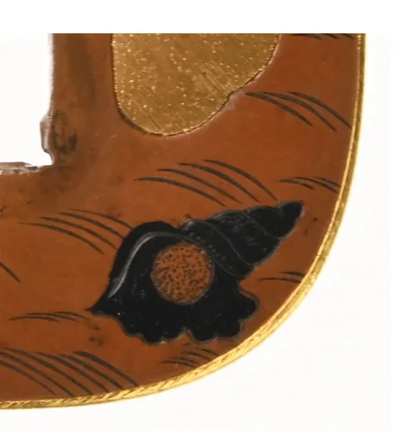 Detalle de Tsuba · Kaga