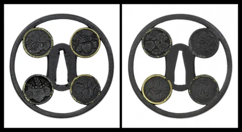 Guarniciones de Tsuba · Umetada Shigeyoshi