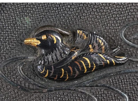 Detalle de Tsuba · Gotō Ryūjō