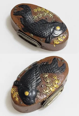 Detail von Fuchi-kashira · Shida Masatoshi