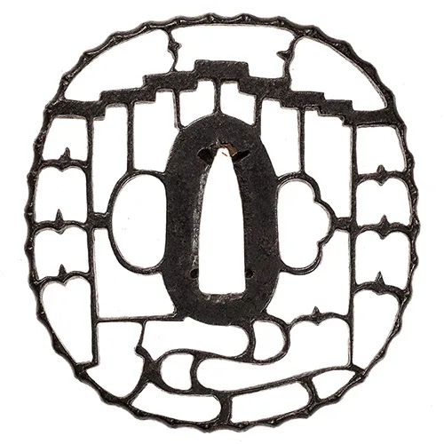Guarniciones de Tsuba · Kyō-sukashi