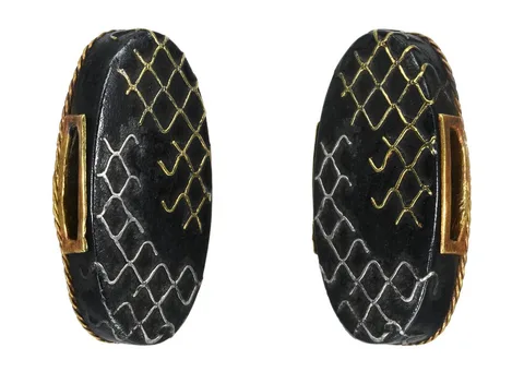 Dettaglio di Fuchi-kashira · Kaga kinkō