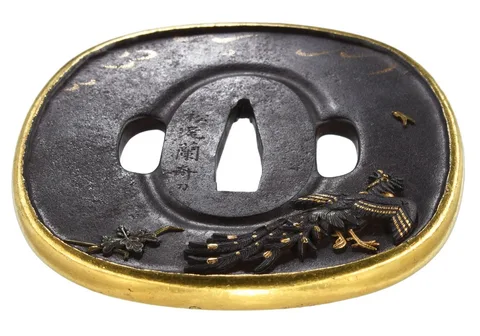 Dettaglio di Tsuba · Matsuo Ransai