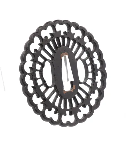 Detail von Tsuba · Kyō-sukashi