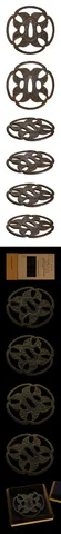 Detalle de Tsuba · Ōnin