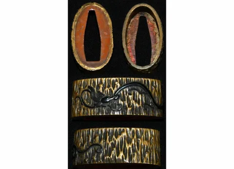 Guarniciones de Fuchi-kashira · Shōnai