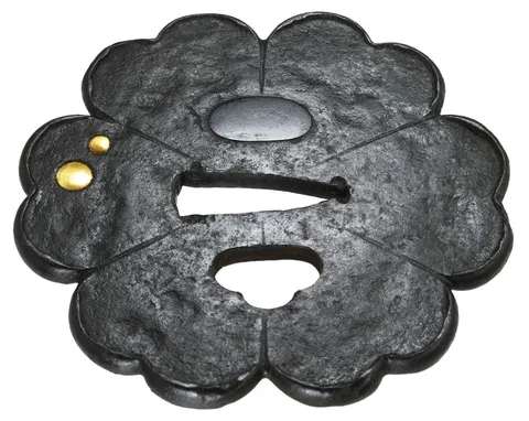 Detalle de Tsuba · Tanshū-jū Sadamasa