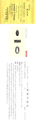 Certificato di Fuchi-kashira · Iwamoto Konkan