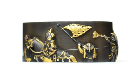 Detalle de Fuchi-kashira · Saitō Masaoki