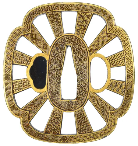 Garnitures de Tsuba daishō · Kyō-kenjō