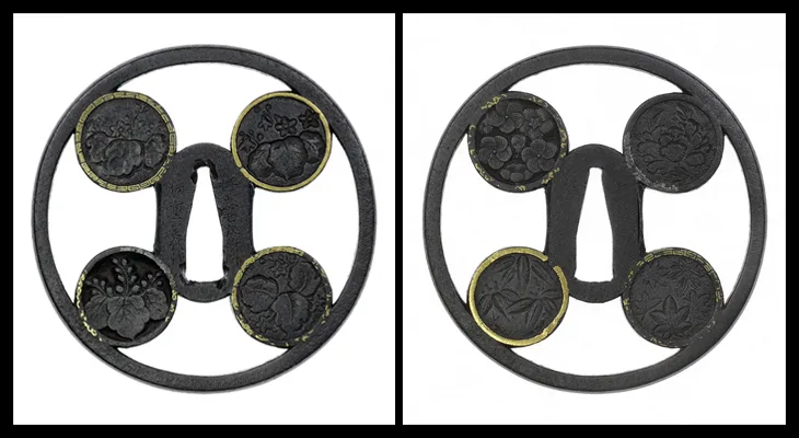 Guarniciones de Tsuba · Umetada Shigeyoshi