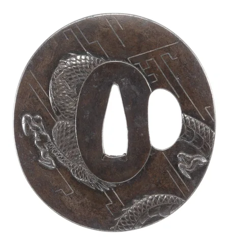 Guarniciones de Tsuba · Oka Tomokata (Chōshū)