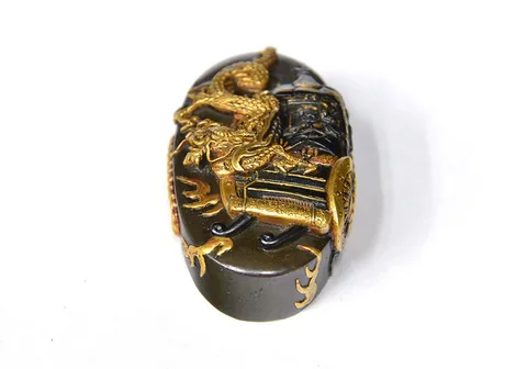 Detail von Fuchi-kashira · Saitō Masaoki