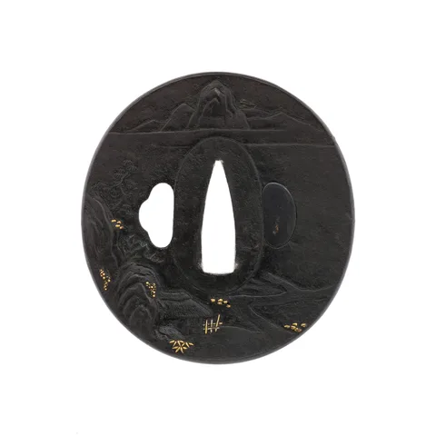 Guarniciones de Tsuba daishō · Tomoyoshi (Chōshū)