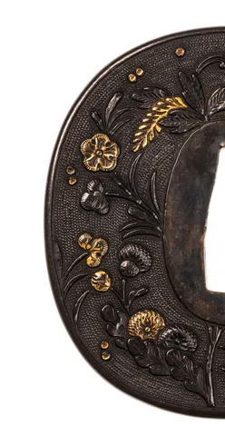 Detalle de Tsuba · Mino