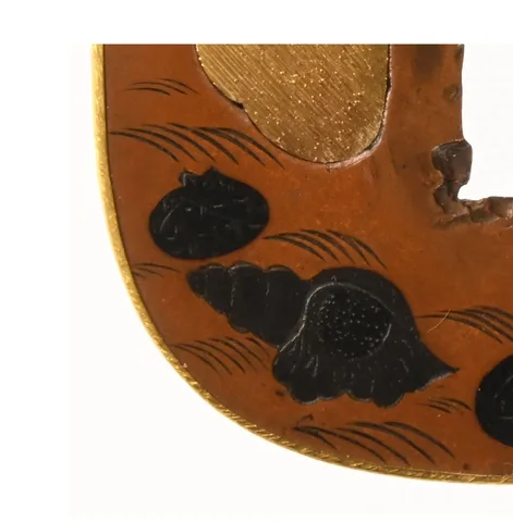 Detalle de Tsuba · Kaga