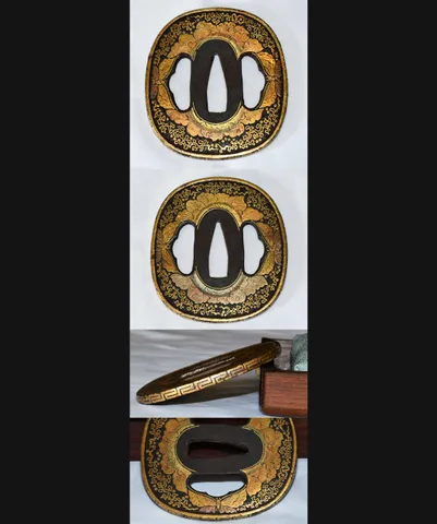 Guarnizioni di Tsuba · Edo Higo