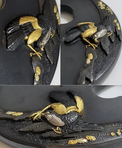 Detalle de Tsuba · Tōjusai Masakatsu