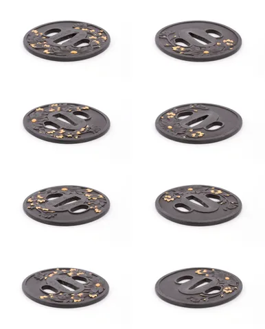 Detalle de Tsuba daishō · Suruga Takaoki