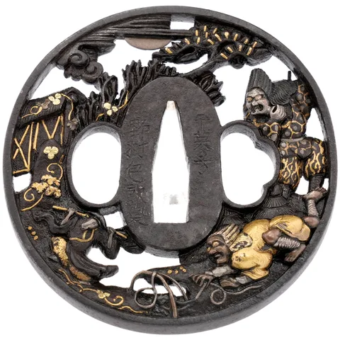Detail von Tsuba · Nomura Kanetsune
