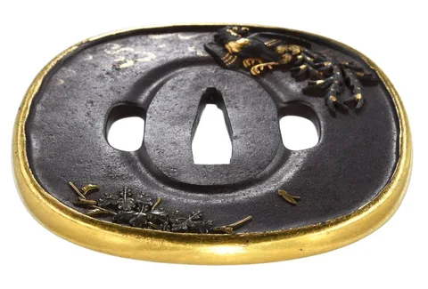Dettaglio di Tsuba · Matsuo Ransai