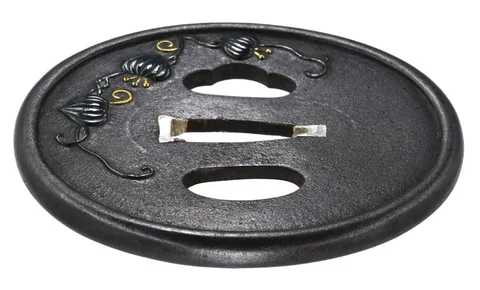 Dettaglio di Tsuba daishō · Furukawa Naohide