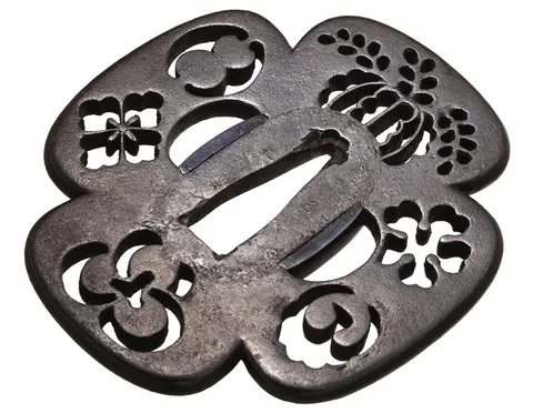 Dettaglio di Tsuba · scuola Hayashi