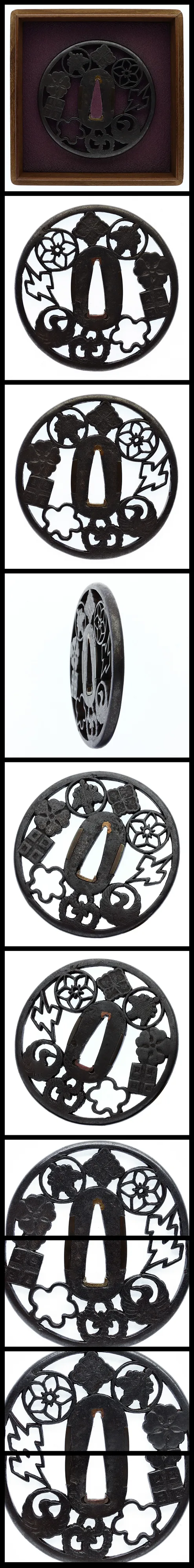 Guarniciones de Tsuba · Hayashi Shigemitsu (atribuida)
