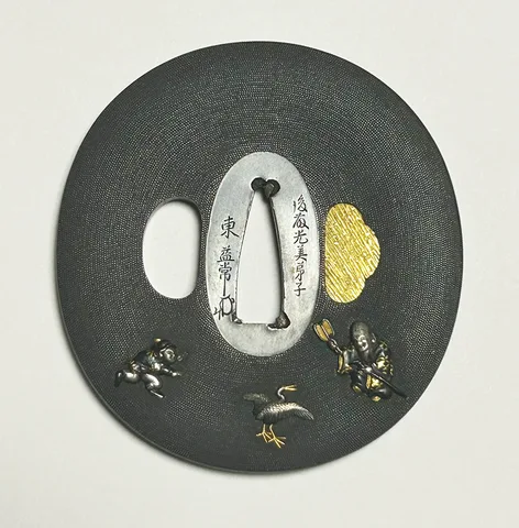 Guarniciones de Tsuba · Azuma Masutsune (escuela Gotō)