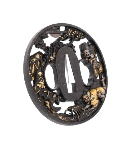 Detail von Tsuba · Nomura Kanetsune