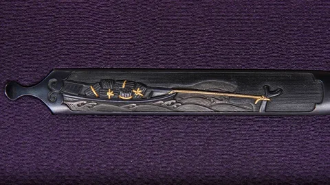 Detalle de Kōgai · Gotō Kenjō (atribuido)