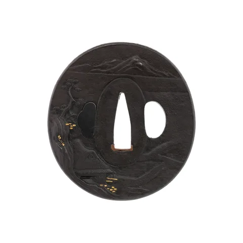 Guarniciones de Tsuba daishō · Tomoyoshi (Chōshū)