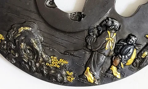Dettaglio di Tsuba · Ichijōsai Hirotoshi