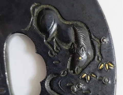 Detalle de Tsuba · Nomura Muneaki