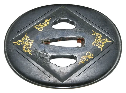 Dettaglio di Tsuba · scuola Umetada