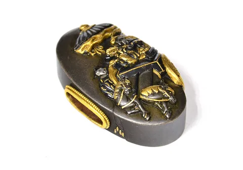 Detalle de Fuchi-kashira · Saitō Masaoki