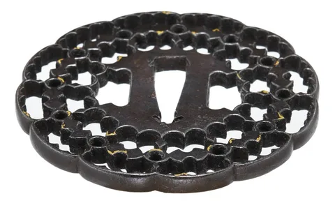 Detail von Tsuba · Kyō-Shōami