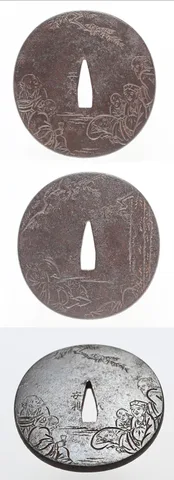 Beschläge von Tsuba · Yasuchika (4. Generation)