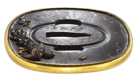 Dettaglio di Tsuba · Matsuo Ransai