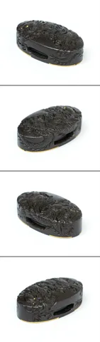 Dettaglio di Fuchi-kashira · Seiryūken Eiju
